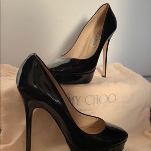 Jimmy Choo black high heels 6 1/2